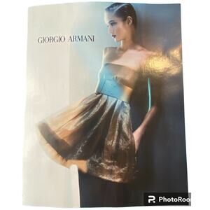 Giorgio Armani and Swatch Omega Print Ad Campaign Spring 2024 8x10 Frame Ready